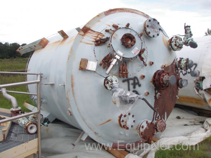 1994 Pfaudler 4000 Gallon Glass Lined Reactor (no drive or agitator)