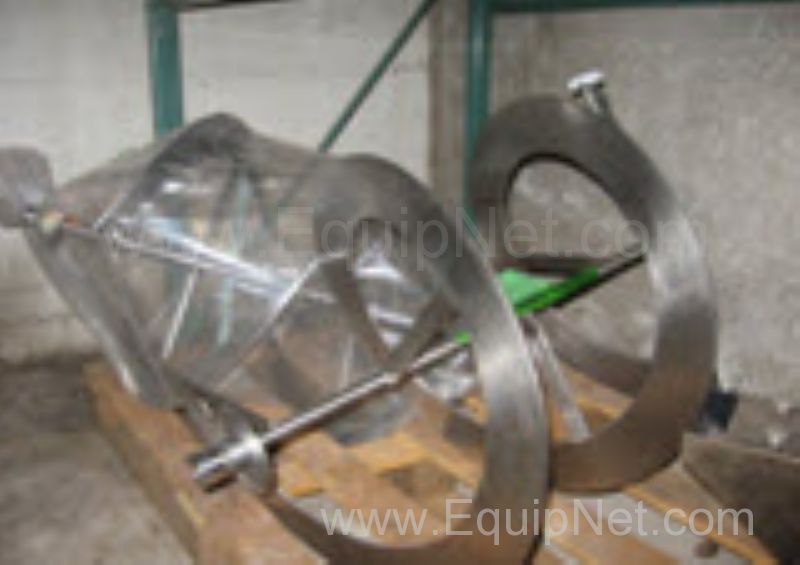 Lot of 2 Latechnisoudure Stainless Steel Helical Agitator	