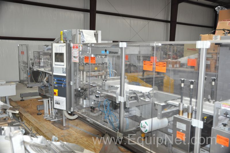 Uhlmann UPS 4 Thermoformer with a Uhlmann 2304 Cartoner