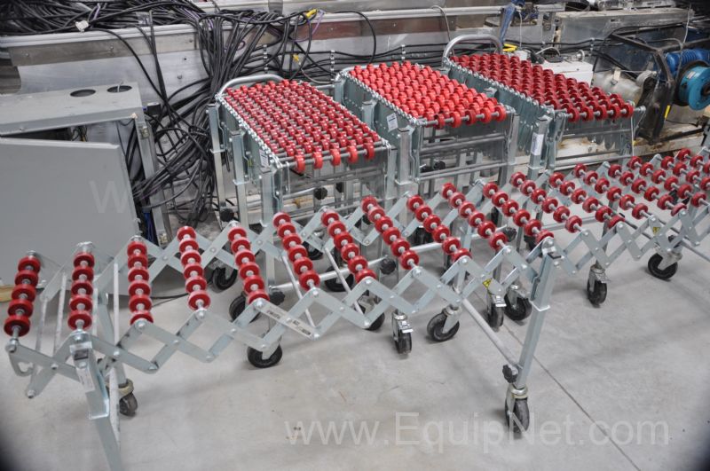 Expanding Roller Conveyors (lot of 4)