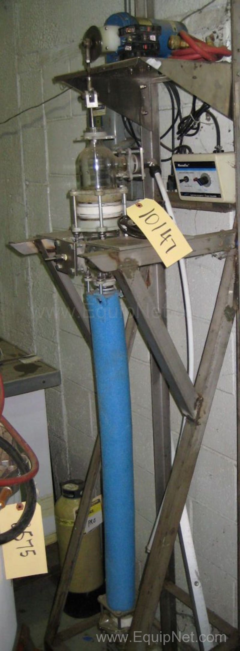 Pilot Scale Glass Extraction Column