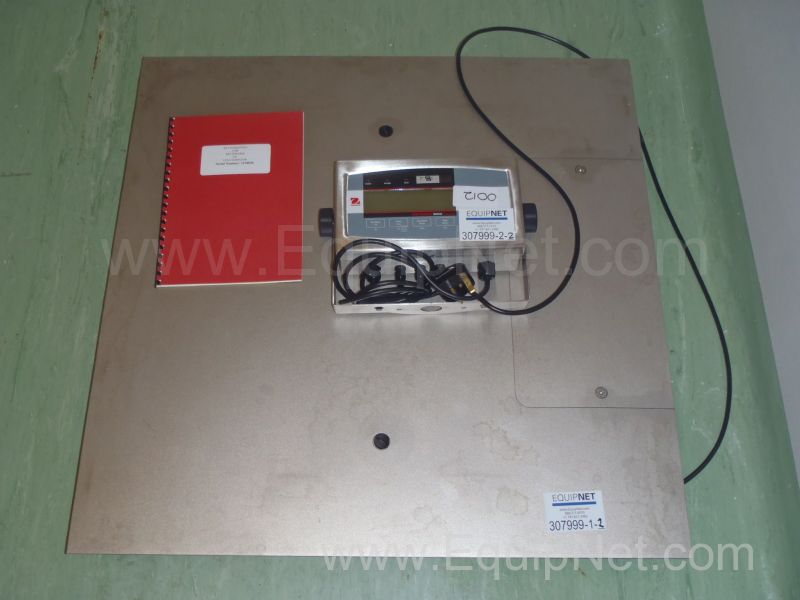 Ohaus Stainless Steel Floor Scale Model VFS CS30051XW with Display