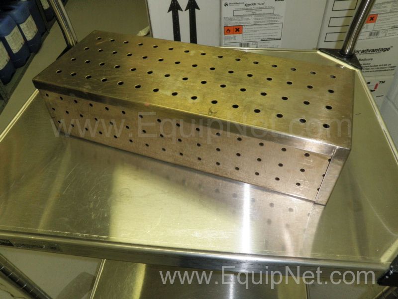 Lot of 3338 Perforated Stainless Steel Cassettes for Autoclaving Vials