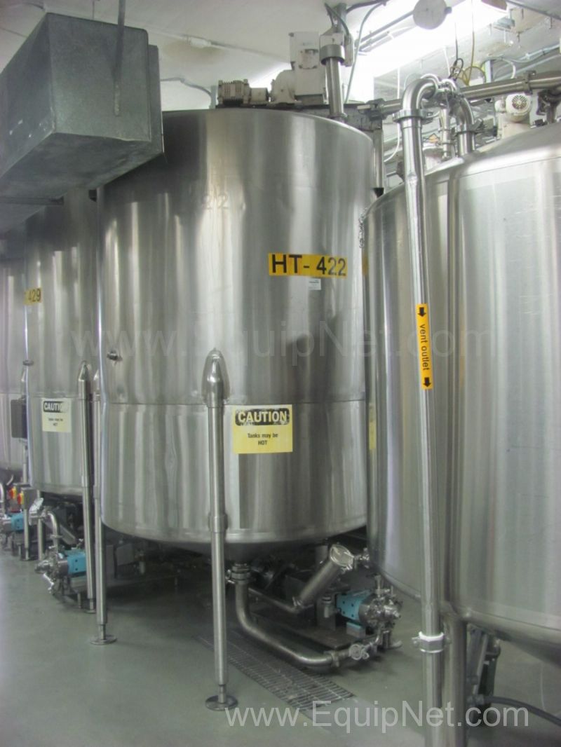 Stainless Steel 1000 Gallon Singlewall Tank HT-422 with Pump