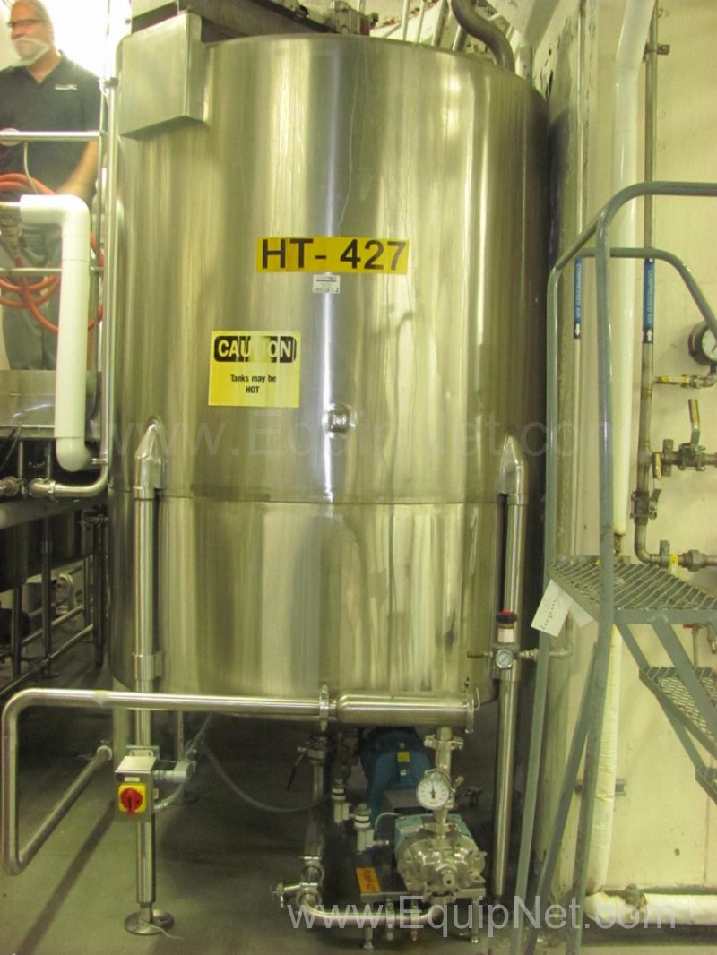Stainless Steel 1000 Gallon Singlewall Tank HT-427 with Pump