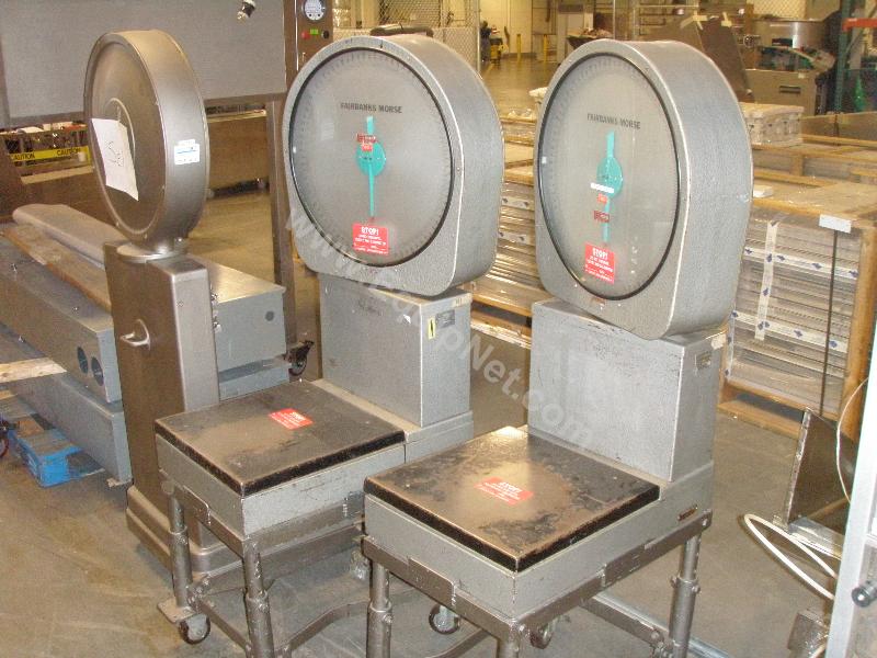 Lot of 3 Mechanical Floor Scales