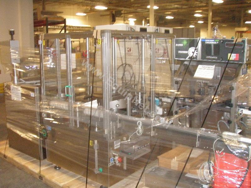 Marchesini LAC4 Rotary Capper 12 Station with Rotary Table and Checkweigher