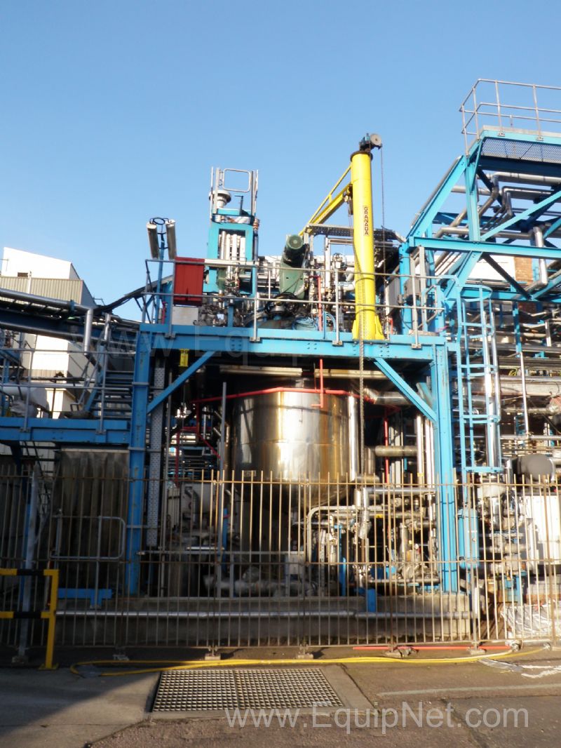 Hydrogenation system using 6.82m3 capacity Jacketted Stainless Steel Reactor