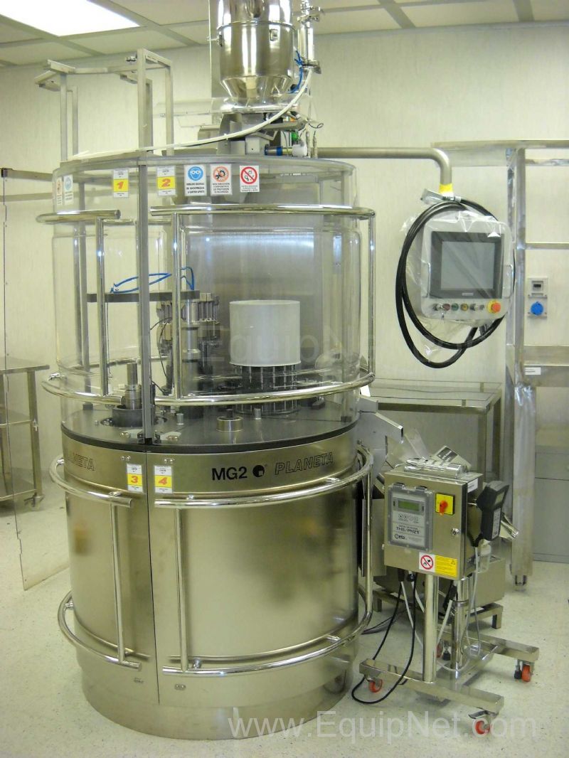 MG2 Planeta TD 50 Automated Capsule Pellet Filling System rated to fill upto 50000 capsules per hour