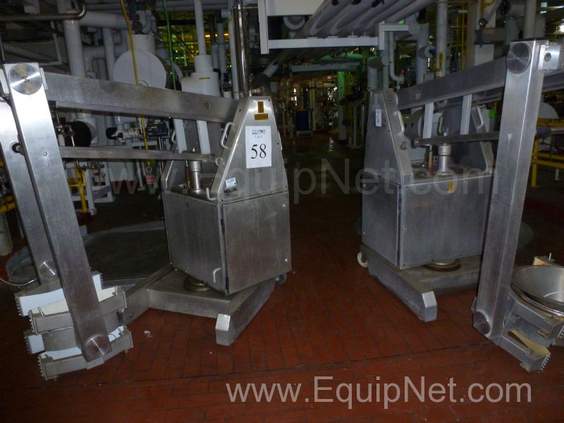 Lot of 3 Mueller Drum Lifts 250 Kg Model SLD-150/4