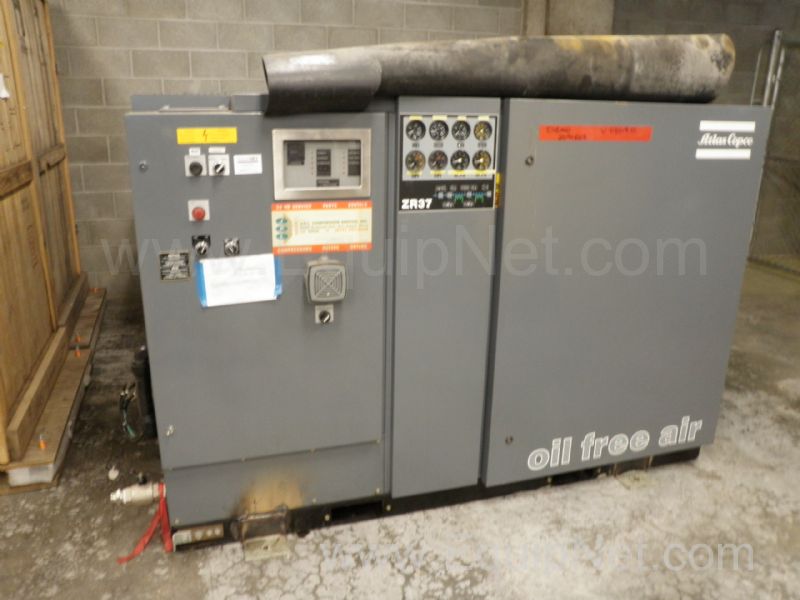 Atlas Copco ZR37 Rotary Screw Air Compressor with Desiccant Air Dryer