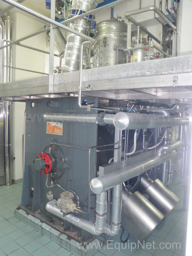 Lodige VT 3000 Litre Stainless Steel Horizontal Jacketted Homogenizing Mixer