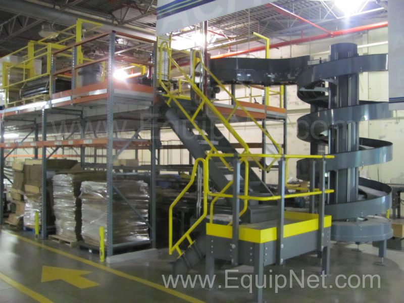 Pick and Pack Conveyor Line , Includes  Mezzanine and Back Up Operating System 