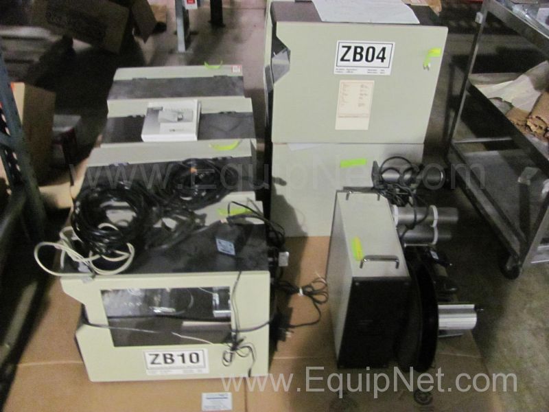 Lot of (7) Zebra 140 XI Printers/Parts 
