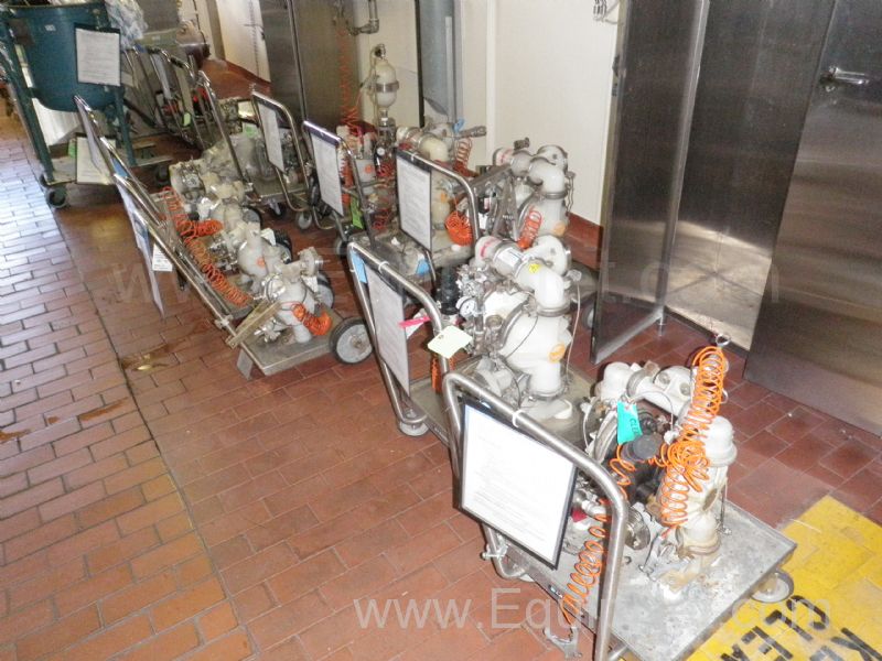 Lot of (9) Warren Rupp Diaphragm Pumps