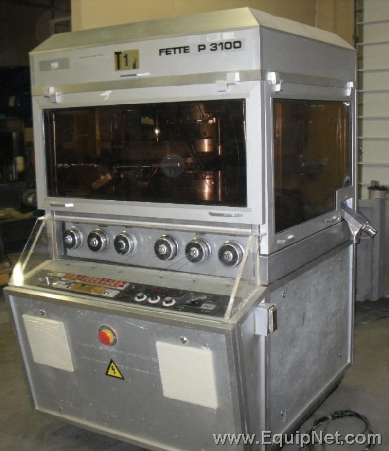 Fette P3100 Tablet Press BB 55 Station