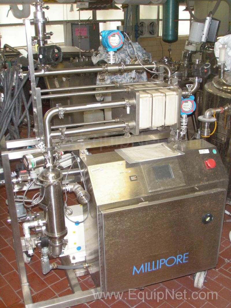 Millipore Micro Tangential Flow Filtration TFF Skid