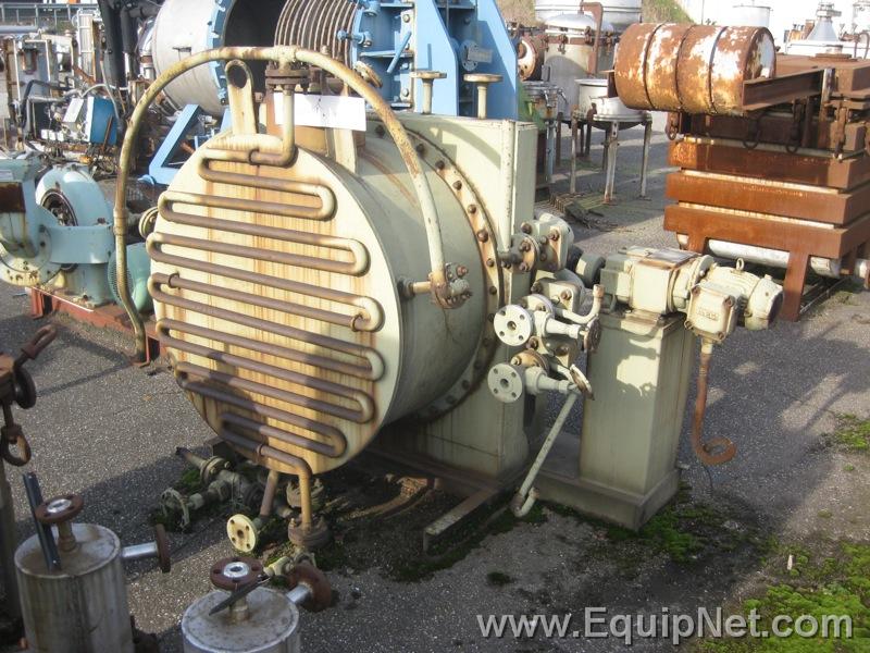 Krauss Maffei 0.34 Square Meter Carbon Steel Rotary Vacuum Filter Model ME302B