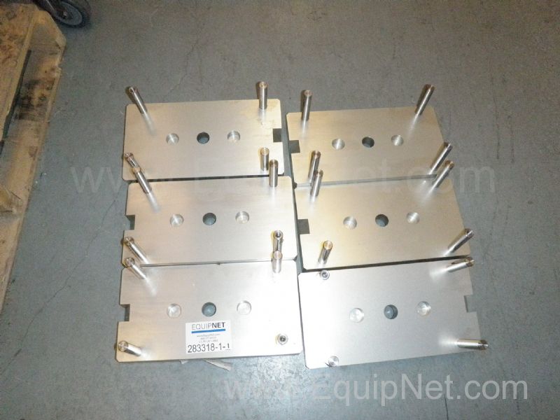 1 Lot of 6 off Unused Klockner CP 1100 Form Filler Sealer Medipack Packaging Machine Guideplates.