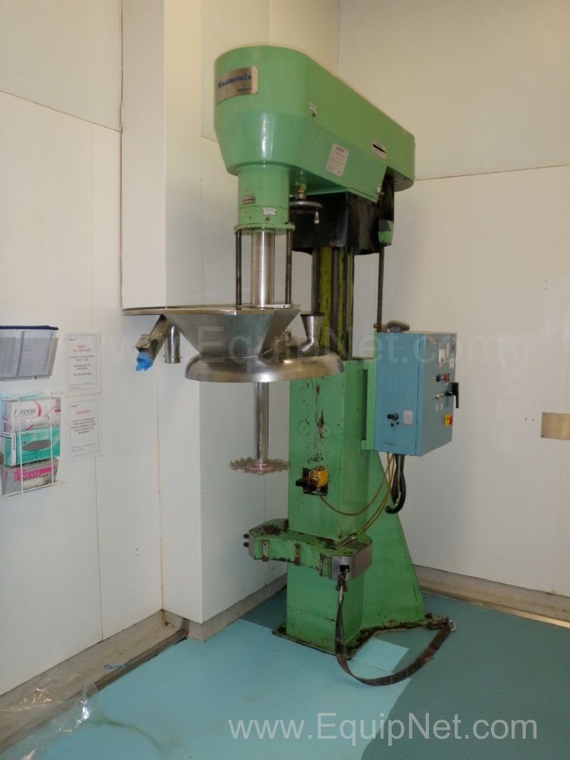 Mastermix Vertical Lifting Head Hi Speed Turbine 250 Litre Drum Mixer