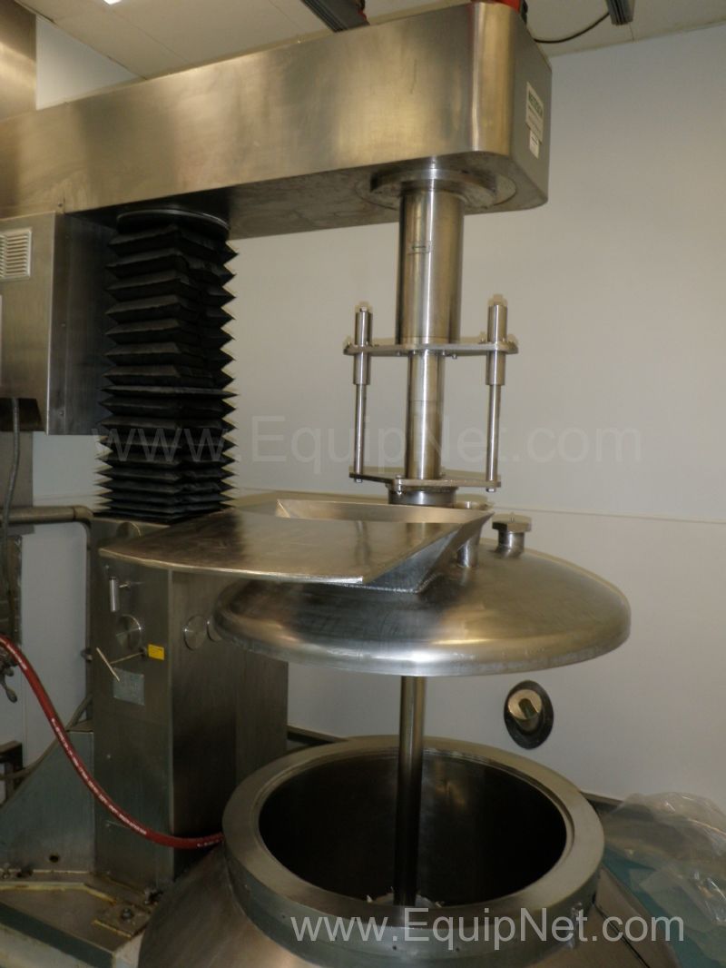 Netzch Mastermix High Shear Turbine Mixer and 316L Stainless steel Vertical 750 Litre Mixing Vessel