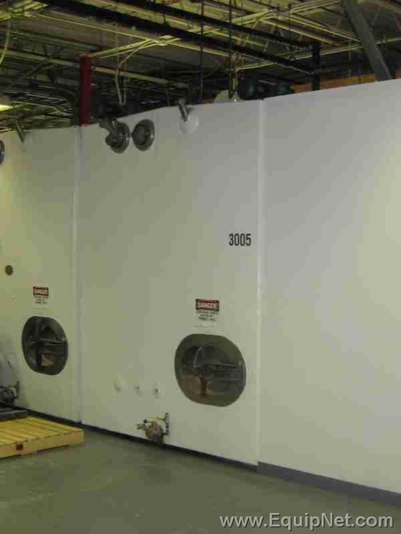 Lot of 2 Cherry Burrell 3500 Gallon Stainless Jacketed Steel Tanks