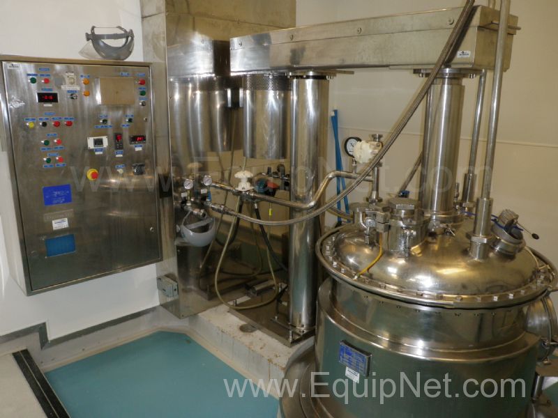 Skerman SK1 316L Stainless Steel Vertical 1500 Litre Jacketed Gelatine Hi Shear Mixing Vessel