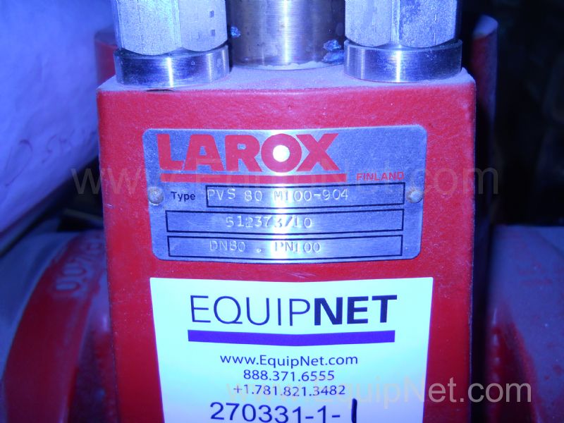 Larox 80mm Pinch Valve on Custom Caster Frame