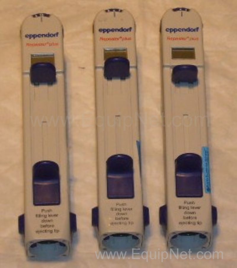 Lot of 3 Eppendorf Repeater Plus Pipettes