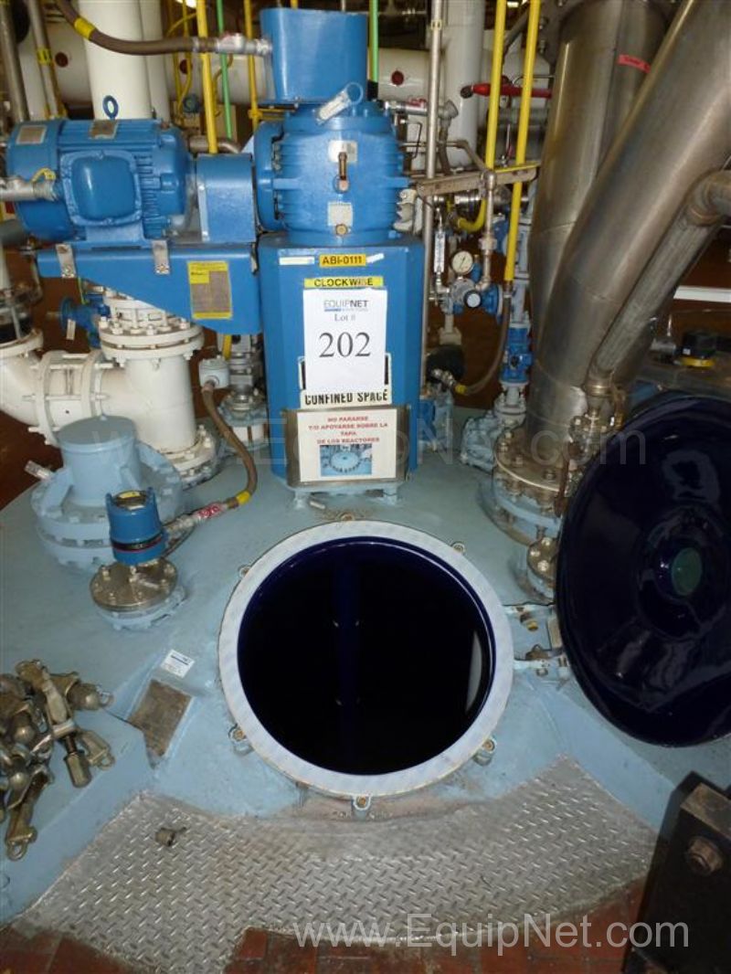 Pfaudler Glass Lined 2000 Gallon Reactor K-5157-01 with Variable Speed Drive