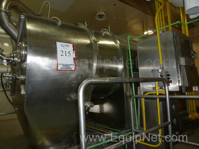 Heinkel HF 1000.1 316Ti Stainless Steel Inverting Filter Centrifuge C-414