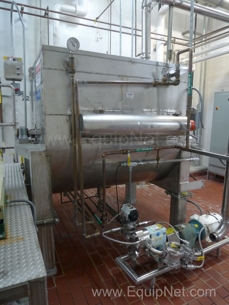 Stainless Steel Paddle Blender With Waukesha Pump