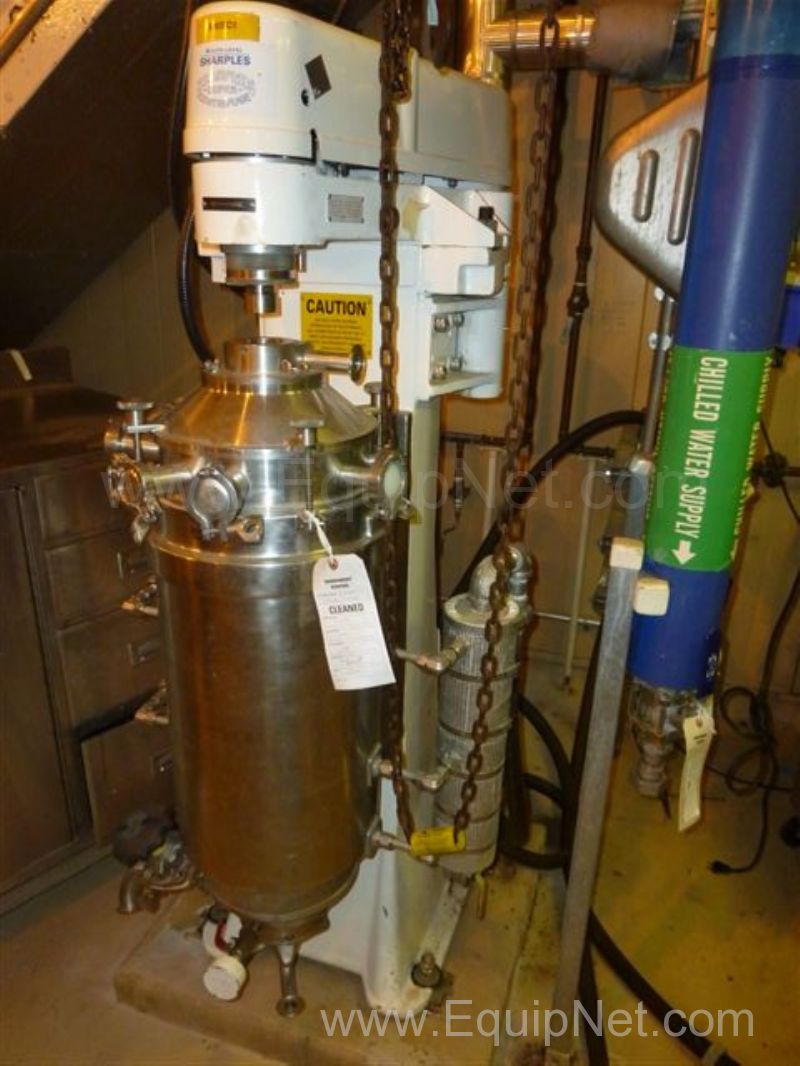 Sharples AS-26VB Vertical Tubular Bowl Centrifuge