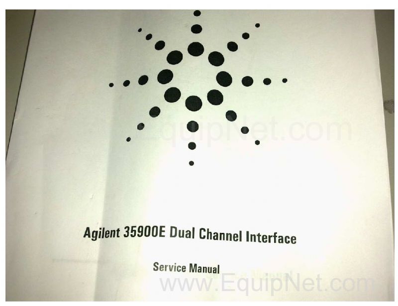 Agilent And HP 35900E Dual Channel Interface