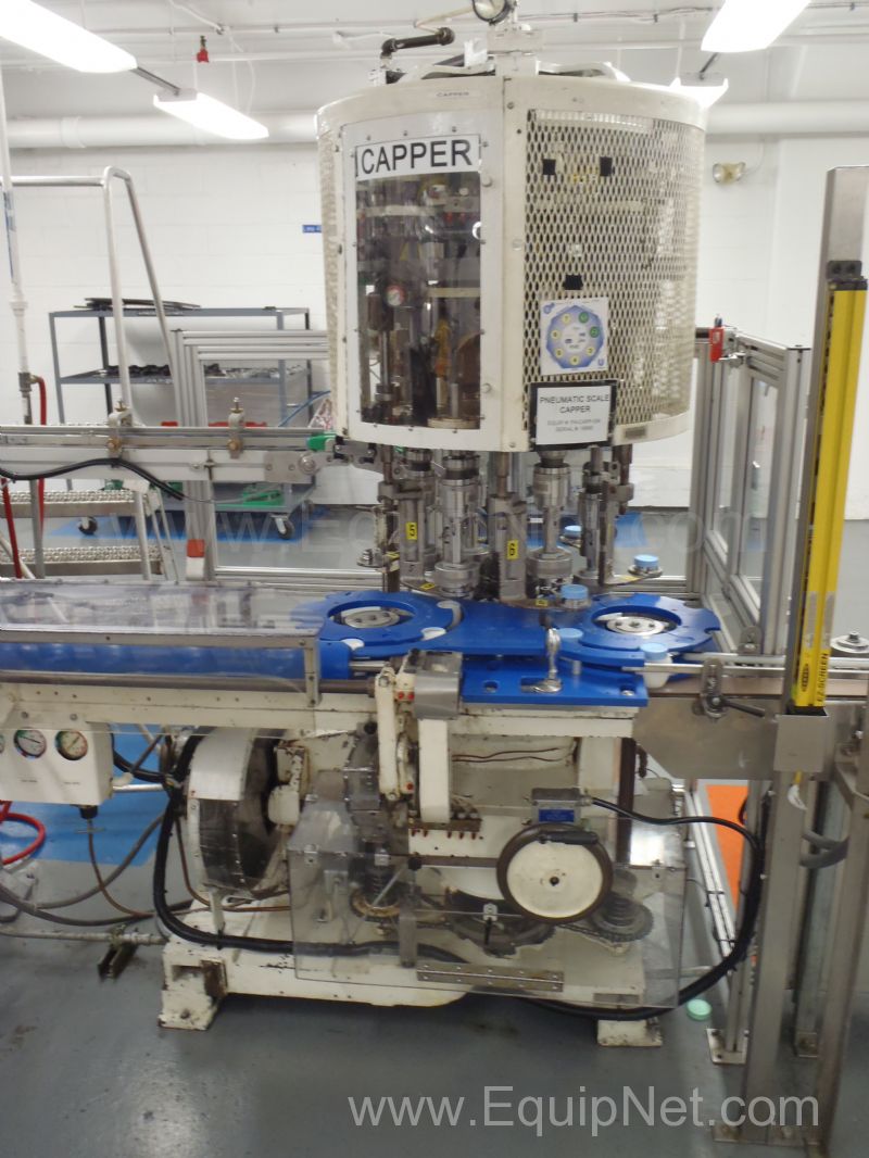 Pneumatic Scale Six Head Rotary Capper