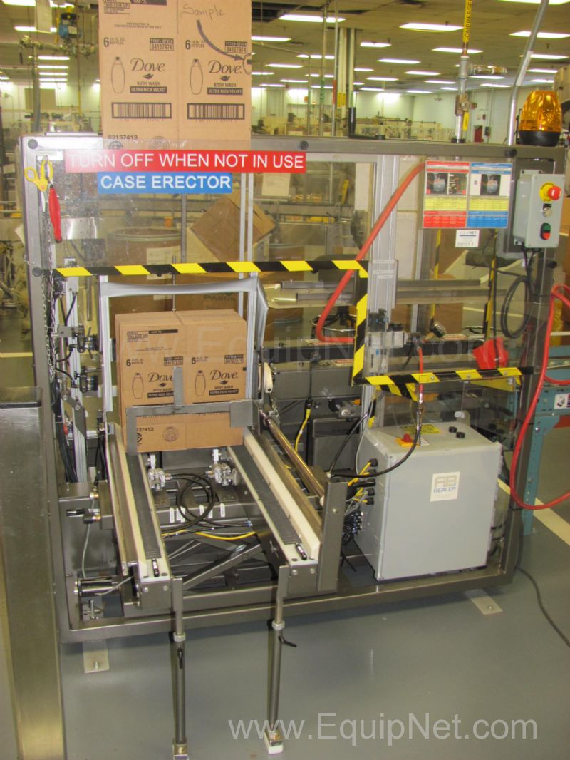 A.B. Sealer TT-20 Case Erector with Bottom Sealer - Taper
