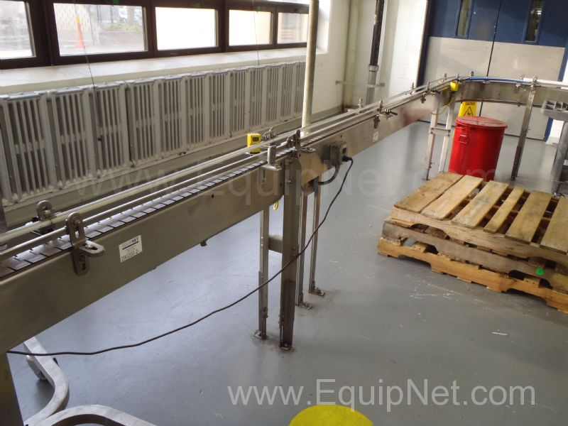 50 Linear Feet of Alliance Industrial Table Top Conveyor with 90 Degree Turns