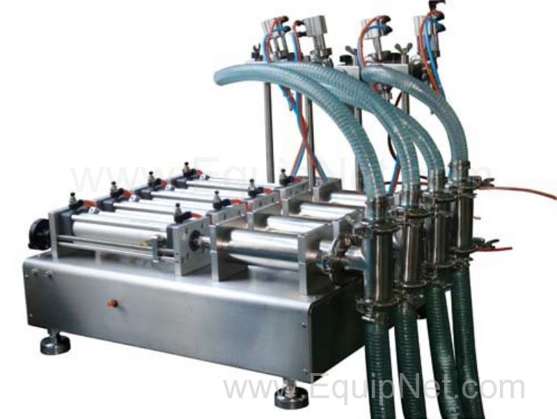 Unused 60 BPH Piston Filler Model ATJ4PH