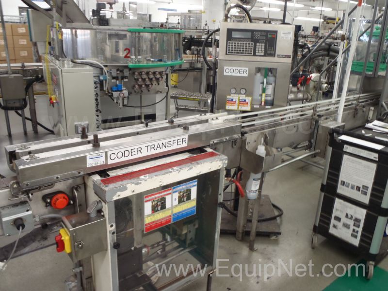 VideoJet Excel 170i Ink Jet Coder with Gap Transfer Conveyor for Bottom Coding