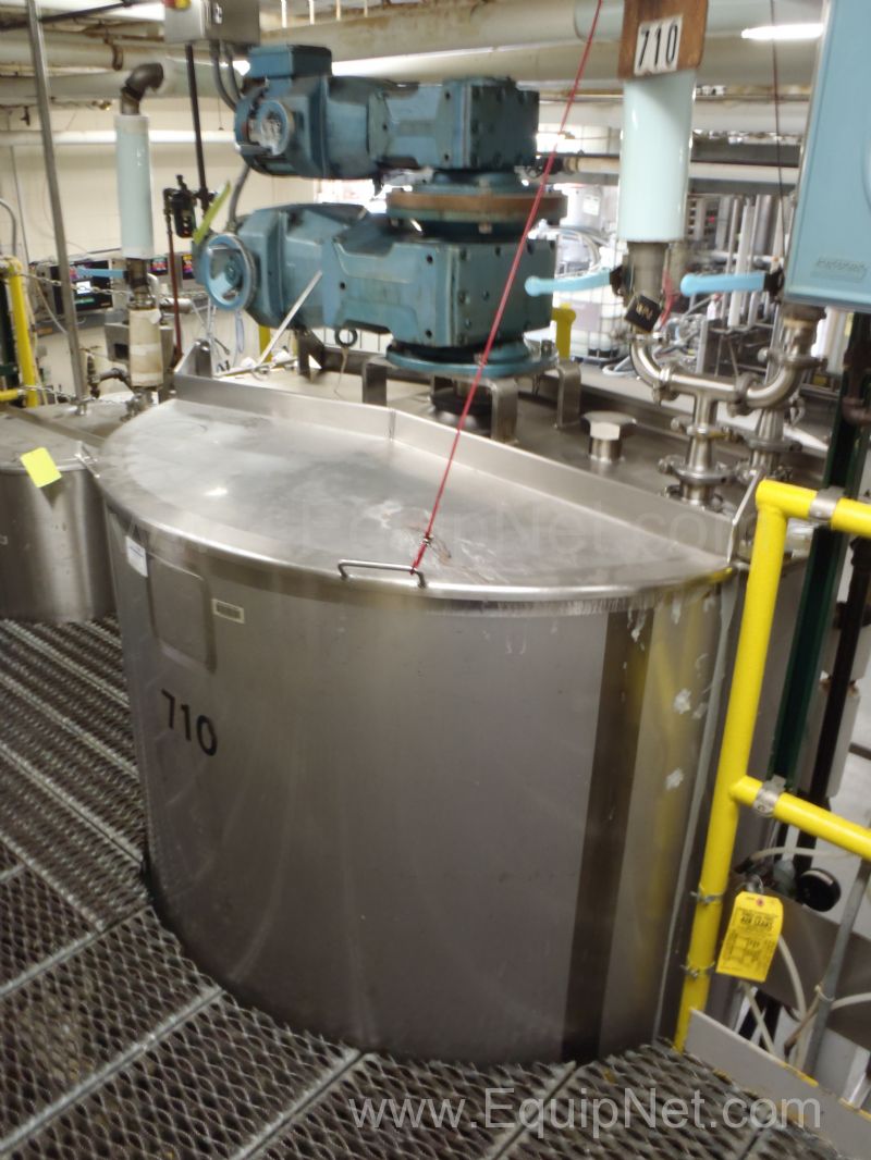 Walker 400 Gallon Jacketed Double Motion Mixing Tank - #710