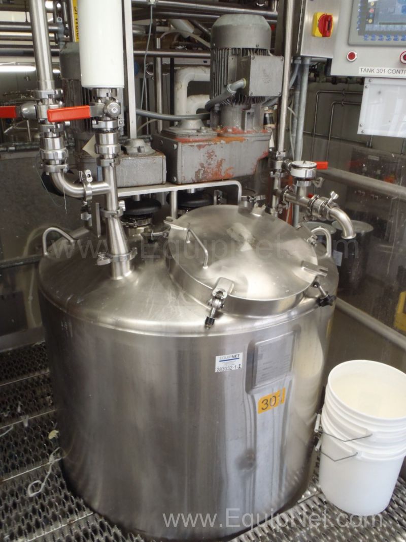 Walker 200 Gallon Stainless Steel Jacketed Mix Tank #301