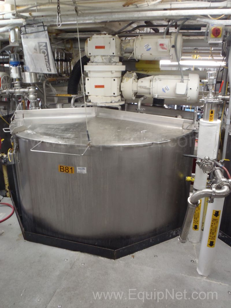 Walker Stainless 1,000 GallonDouble Motion Jacketed Mixing Tank B-81