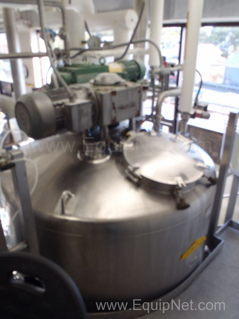 Walker 500 Gallon Stainless Steel Jacketed Mix Tank #1001