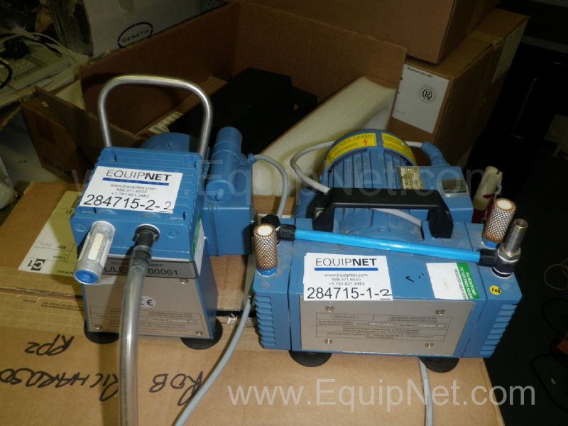 1 Lot of 2 Vaccubrand Benchtop Vacuum Pumps