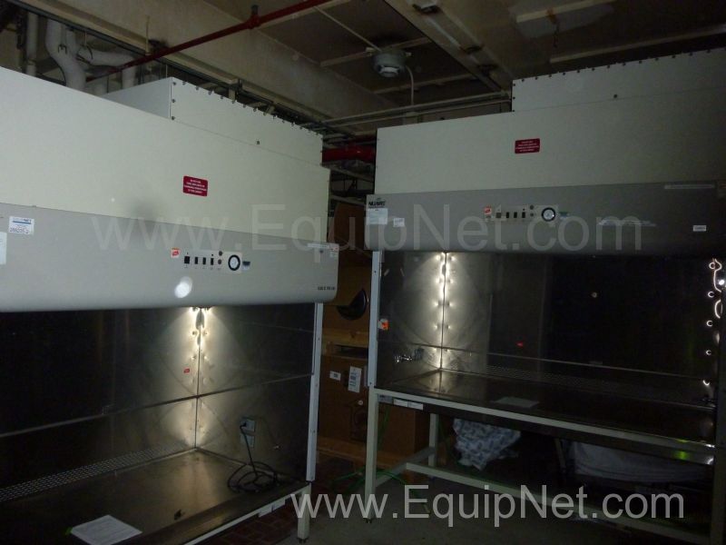 Lot of 3 Nuaire Biological Safety Cabinets Class II Model NU-121-SPEC 