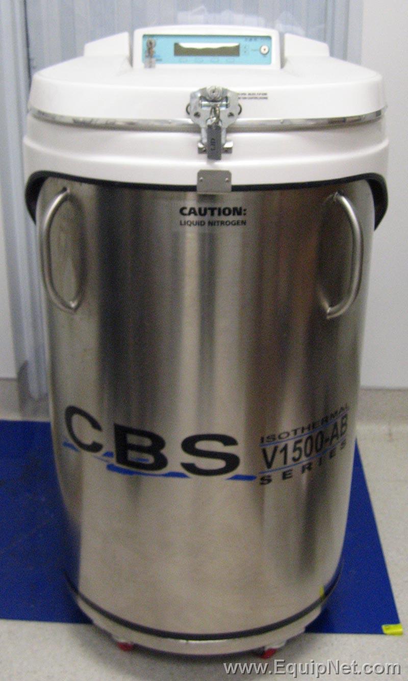Custom Biogenic System Liquid Nitrogen (LN2) Freezer Model CBS V-1500AB Like New