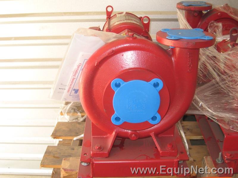 New Bell & Gossett Centrifugal Pump Series 1510 330GPM with matching 7.5 hp Motor 