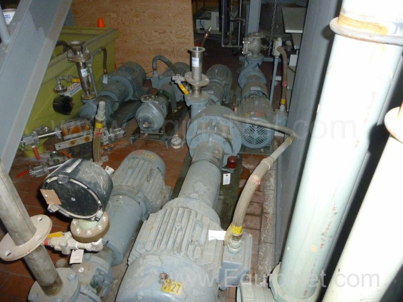 Lot of 6 Worthington Portable 316 Stainless Steel Centifugal Pumps