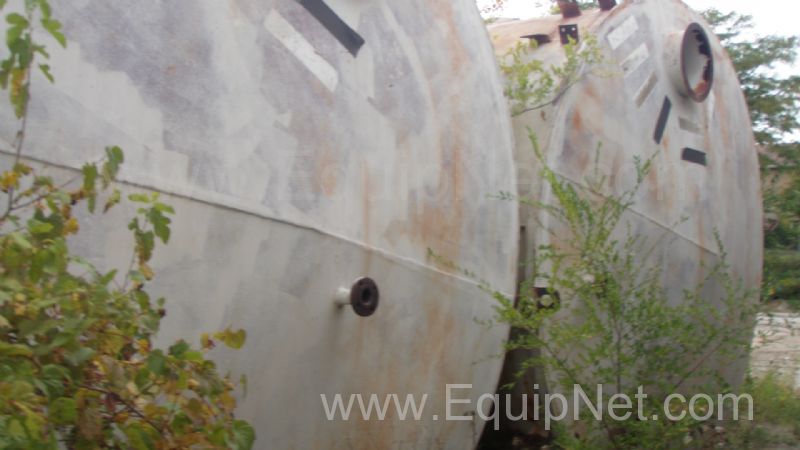 Lot of 2 Carbon Steel 35,000 Gallons Storage Tanks