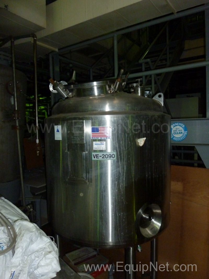 Lot of Two (2) Precision Stainless 630 Liter Jacketed Tanks